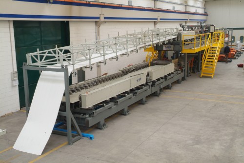 BL-PU sandwich panel line